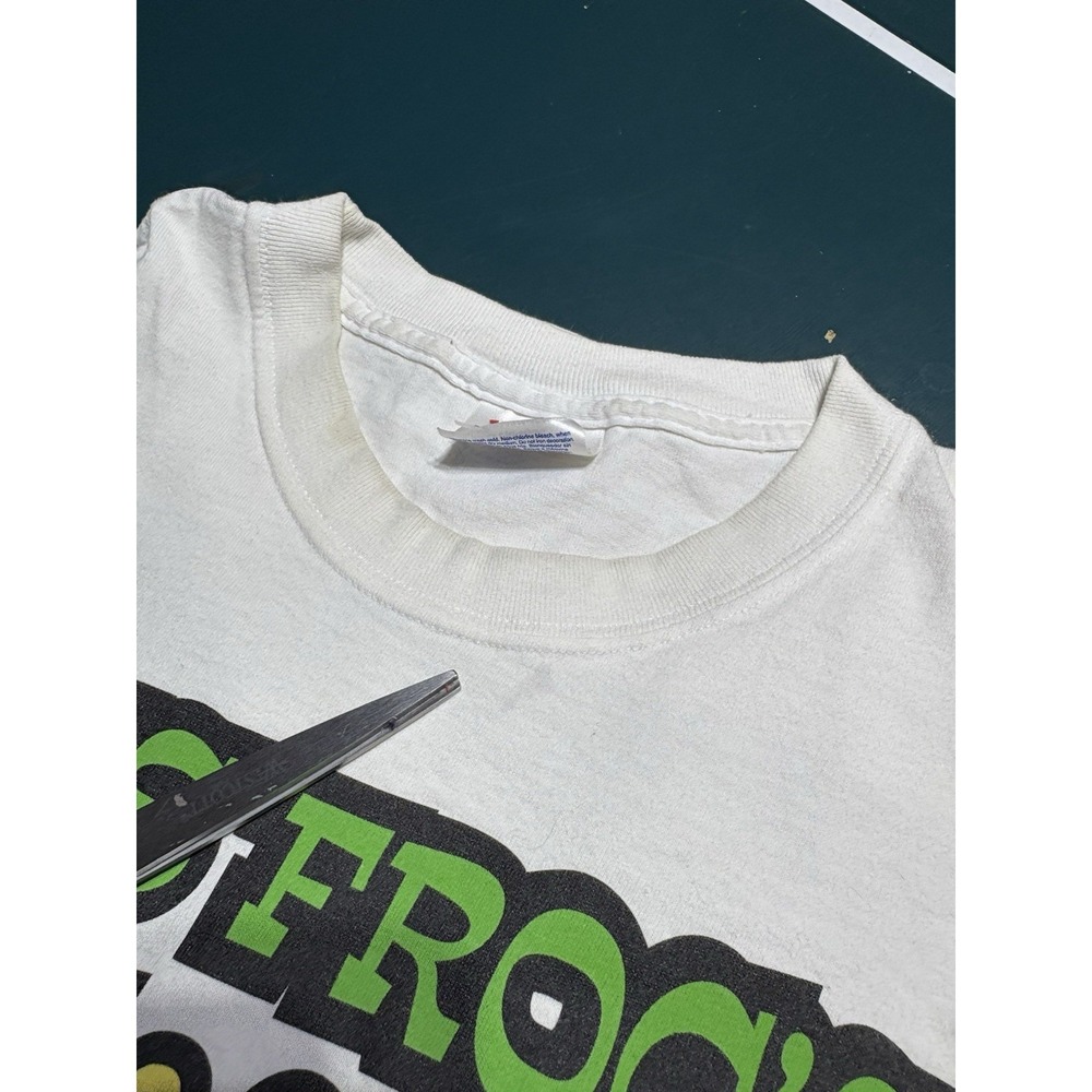 Vintage Maui Boss Frog's‎ T Shirt Men's Large White Double Sided Graphic 90s - Picture 9 of 11